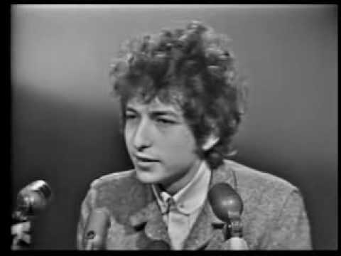 I was listening to some recordings of Bob Dylan press conferences yesterday 